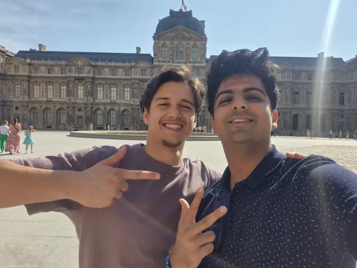 At the Louvre