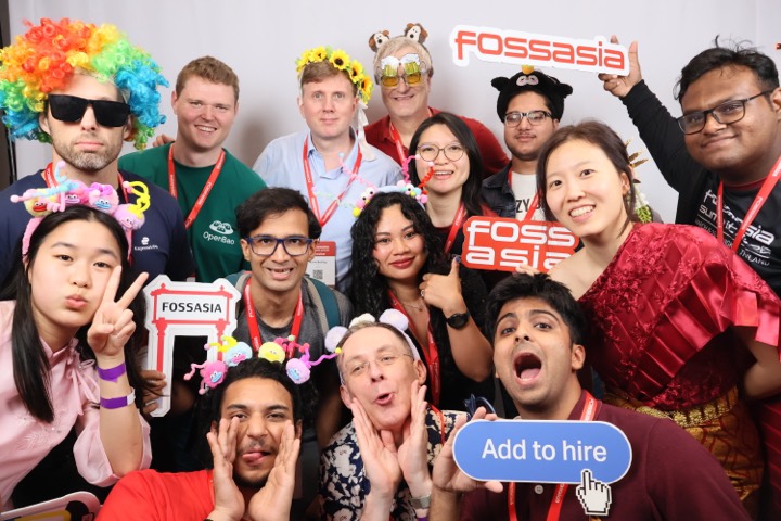 FOSSASIA Summit 2026 photo booth