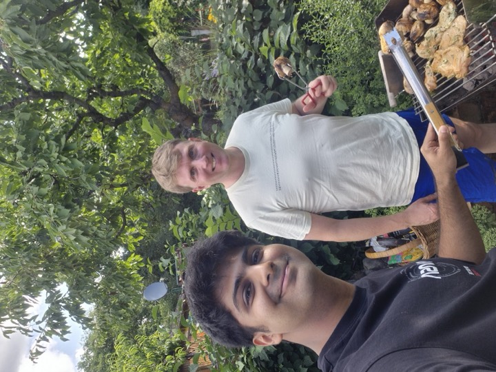 Barbecue with Mario
